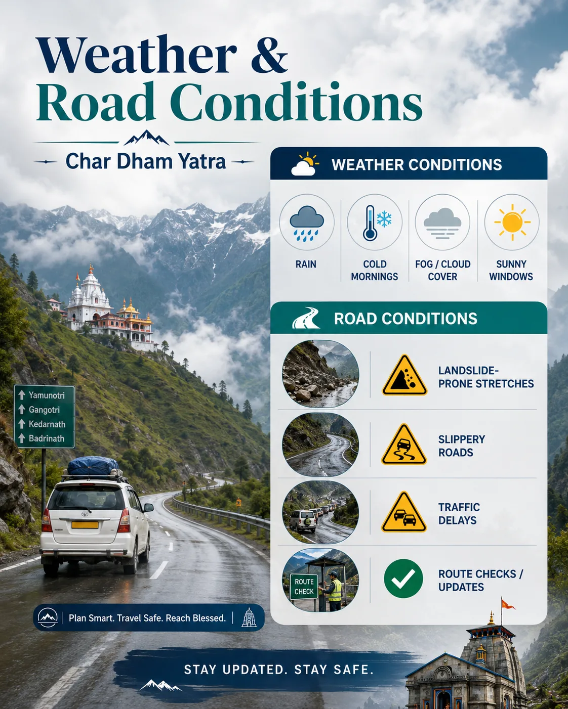 Weather and Road Conditions During Char Dham Yatra