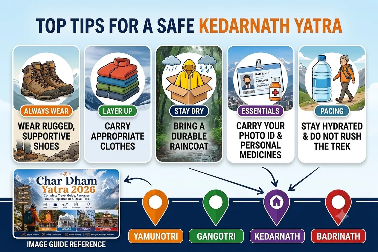 Top Tips For a safe Kedarnath yatra