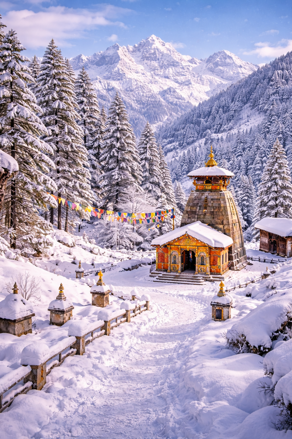 Chopta Snow fall image