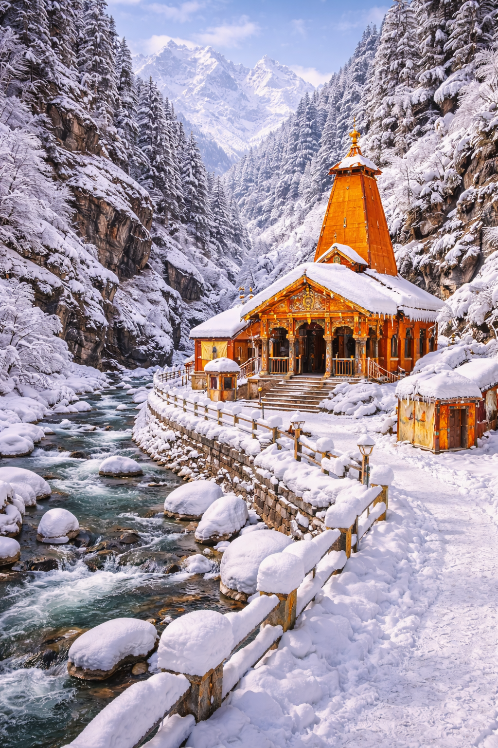 Yamunotri snowfall